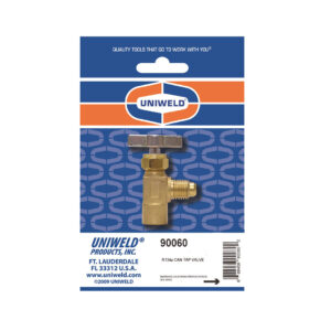90060 R-134a Can Tap valve with 1/2″ ACME Male Fittings in Package